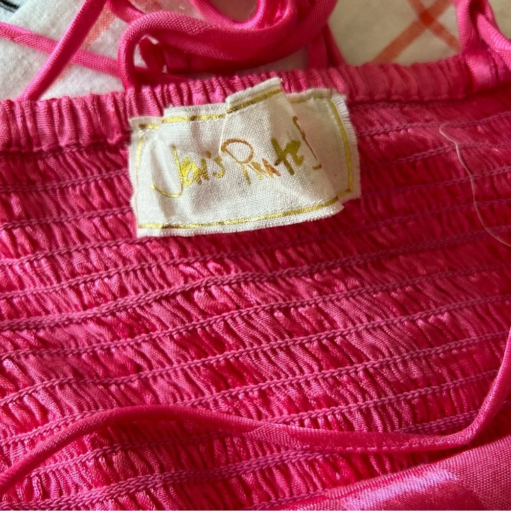 Jen’s Pirate Booty Toy Machine‎ Top Hot Pink Jacquard size 8 - Picture 6 of 9